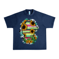 Navy Coahuila State Of Mexico Map Urban Heavy Tee - RanaPortraitStore