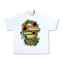 White Coahuila State Of Mexico Map Urban Heavy Tee - RanaPortraitStore