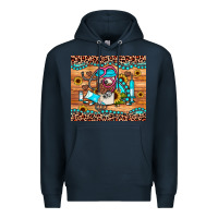 Navy western gemstone sunflower nurse Premium Hoodie - JahusDesignShop