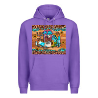 Purple western gemstone sunflower nurse Premium Hoodie - JahusDesignShop