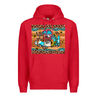 Red western gemstone sunflower nurse Premium Hoodie - JahusDesignShop