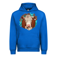 Cobalt hareford leopard gemstone Urban Hoodie - JahusDesignShop