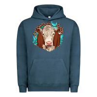 Pigment Midnight Navy hareford leopard gemstone Urban Hoodie - JahusDesignShop