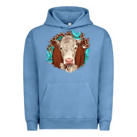 Pigment Pebble Blue hareford leopard gemstone Urban Hoodie - JahusDesignShop