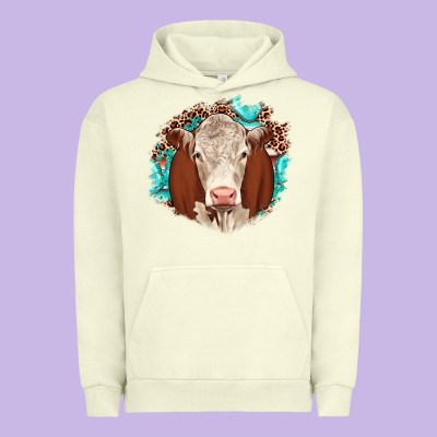 Hareford Leopard Gemstone Urban Hoodie Designed By Jahusdesignshop