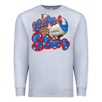 Heather Grey oh my stars chicken Premium Sweatshirt - Zillion Design Studio