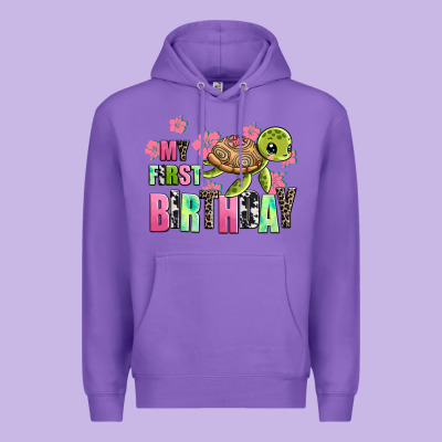 Mu First Birthday Premium Hoodie Designed By Adodesignshop
