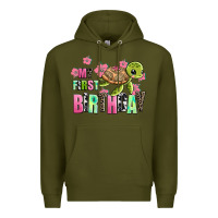 Army Green mu first birthday Premium Hoodie - AdoDesignShop