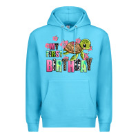 Ocean Blue mu first birthday Premium Hoodie - AdoDesignShop