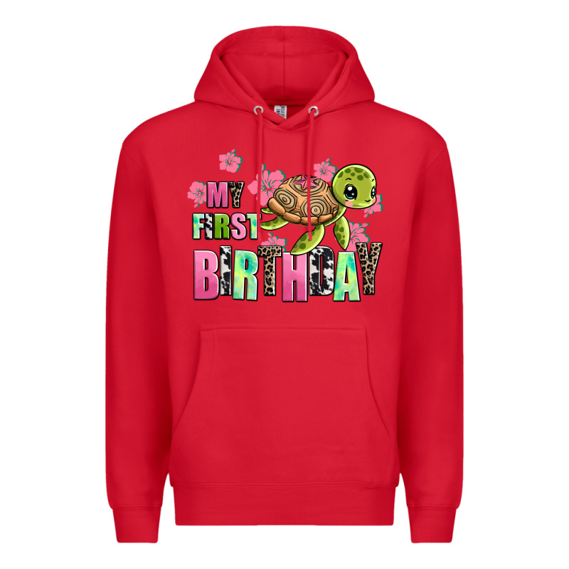 Mu First Birthday Premium Hoodie by AdoDesignShop | Teevron