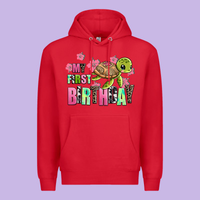 Mu First Birthday Premium Hoodie Designed By Adodesignshop