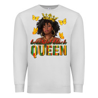 Dove Grey beautiful black queen Premium Sweatshirt - texasbilliewilder