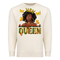 Sandshell beautiful black queen Premium Sweatshirt - texasbilliewilder