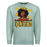 Seafoam beautiful black queen Premium Sweatshirt - texasbilliewilder