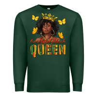 Sports Green beautiful black queen Premium Sweatshirt - texasbilliewilder
