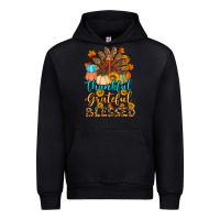 Black thankful grateful blessed turkey Urban Hoodie - Artiststas