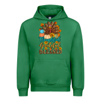 Emerald thankful grateful blessed turkey Urban Hoodie - Artiststas