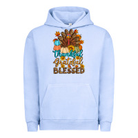 Pigment Grape Ice thankful grateful blessed turkey Urban Hoodie - Artiststas