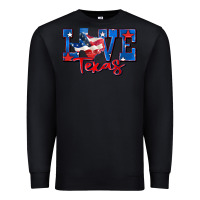 Black love texas map Premium Sweatshirt - Zillion Design Studio