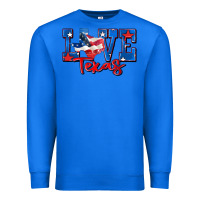 True Royal love texas map Premium Sweatshirt - Zillion Design Studio