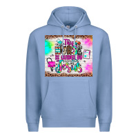 Colony Blue this nurse is guided by jesus Premium Hoodie - JahusDesignShop