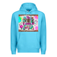 Ocean Blue this nurse is guided by jesus Premium Hoodie - JahusDesignShop