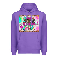 Purple this nurse is guided by jesus Premium Hoodie - JahusDesignShop