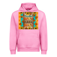 Fuchsia Pink Thankful mama mama mama Urban Hoodie - Artiststas