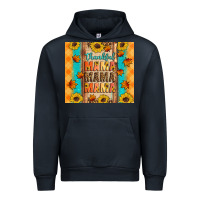 Navy Thankful mama mama mama Urban Hoodie - Artiststas
