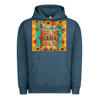 Pigment Midnight Navy Thankful mama mama mama Urban Hoodie - Artiststas