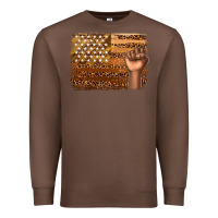 Chestnut American melanin flag Premium Sweatshirt - texasbilliewilder