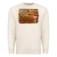 Sandshell American melanin flag Premium Sweatshirt - texasbilliewilder