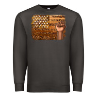 Smoke American melanin flag Premium Sweatshirt - texasbilliewilder