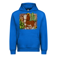 Cobalt Hereford cactus sunflower Urban Hoodie - JahusDesignShop