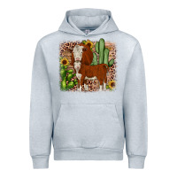 Heather Grey Hereford cactus sunflower Urban Hoodie - JahusDesignShop