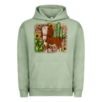 Pigment Oil Green Hereford cactus sunflower Urban Hoodie - JahusDesignShop