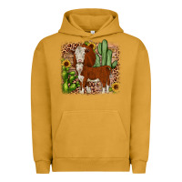 Pigment Peanut Butter Hereford cactus sunflower Urban Hoodie - JahusDesignShop