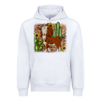 White Hereford cactus sunflower Urban Hoodie - JahusDesignShop