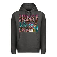 Charcoal Heather it takes a lot of sparkle to be a cna Premium Hoodie - JahusDesignShop