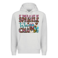 Dove Grey it takes a lot of sparkle to be a cna Premium Hoodie - JahusDesignShop