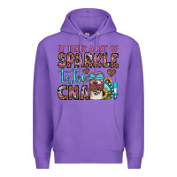 Purple it takes a lot of sparkle to be a cna Premium Hoodie - JahusDesignShop