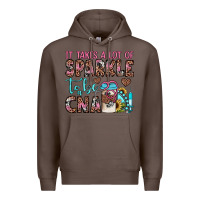 Coffee it takes a lot of sparkle to be a cna Premium Hoodie - JahusDesignShop