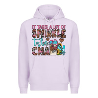 Lilac it takes a lot of sparkle to be a cna Premium Hoodie - JahusDesignShop