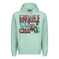 Seafoam it takes a lot of sparkle to be a cna Premium Hoodie - JahusDesignShop