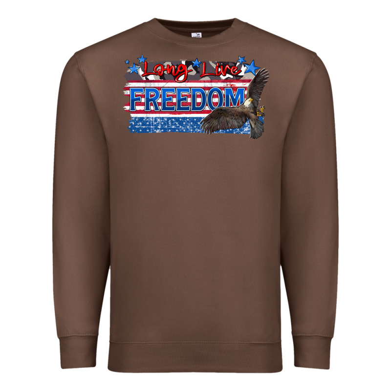 Long Live Freedom Premium Sweatshirt by Zillion Design Studio | Teevron