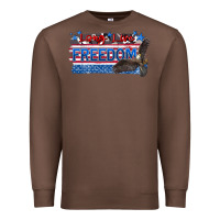 Chestnut long live freedom Premium Sweatshirt - Zillion Design Studio