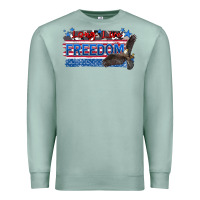 Seafoam long live freedom Premium Sweatshirt - Zillion Design Studio