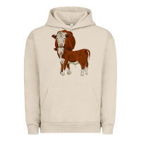 Pigment French Oak hareford Urban Hoodie - JahusDesignShop