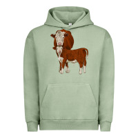 Pigment Oil Green hareford Urban Hoodie - JahusDesignShop
