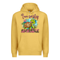 Antique Gold i am turtley adorable Premium Hoodie - AdoDesignShop